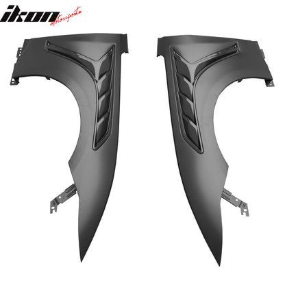 24-26 Mustang GTD Style Front Bumper Cover + Hood + Fender (Gloss Lip)