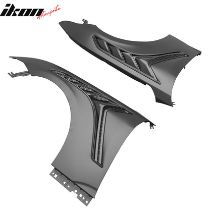24-26 Mustang GTD Style Front Bumper Cover + Hood + Fender (Gloss Lip)