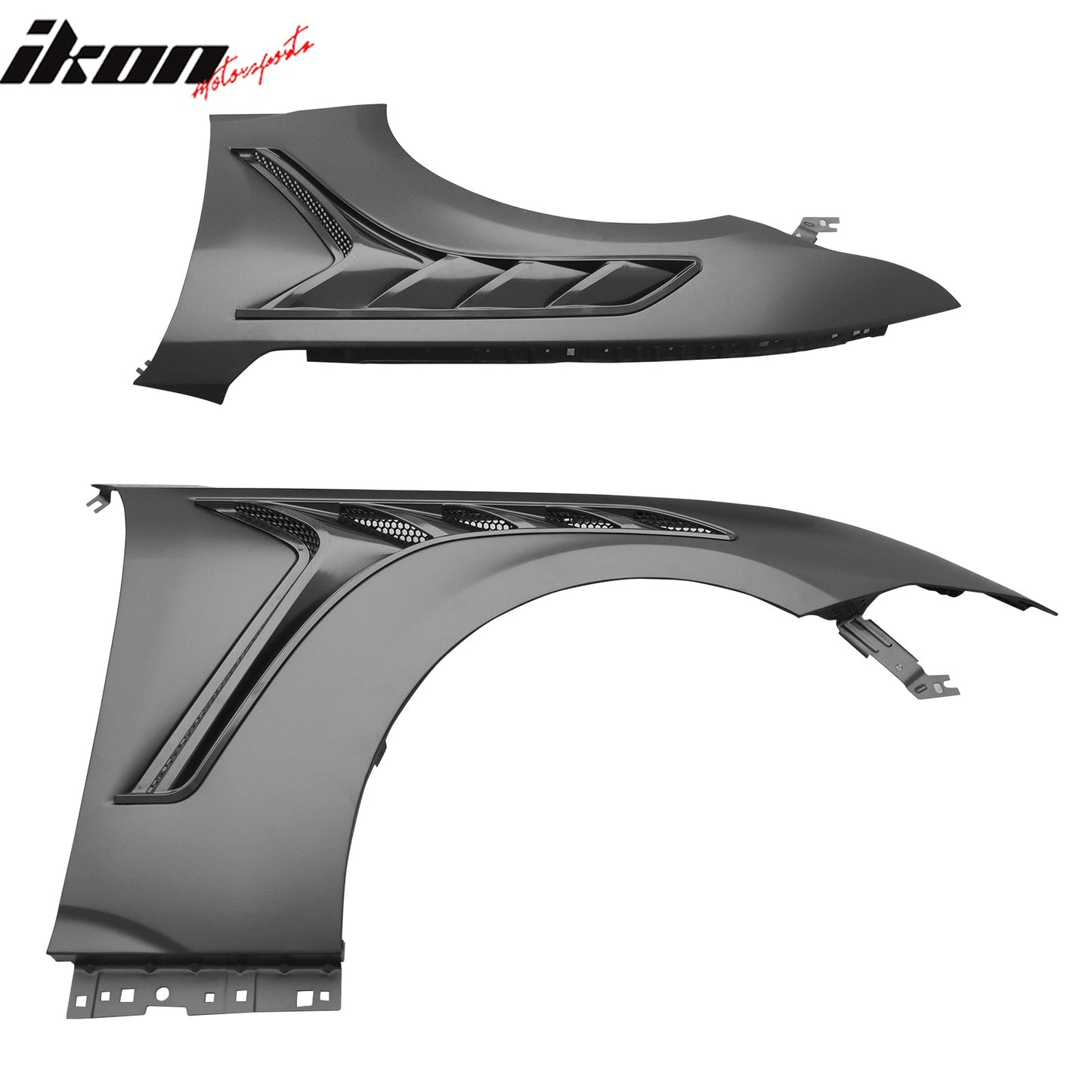 24-26 Mustang GTD Style Front Bumper Cover + Hood + Fender (Gloss Lip)