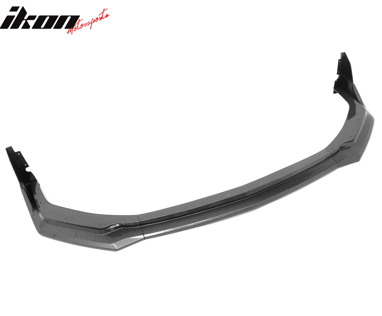 2024-2026 Ford Mustang Front Bumper Lip 5PC Carbon Fiber Print Spoiler