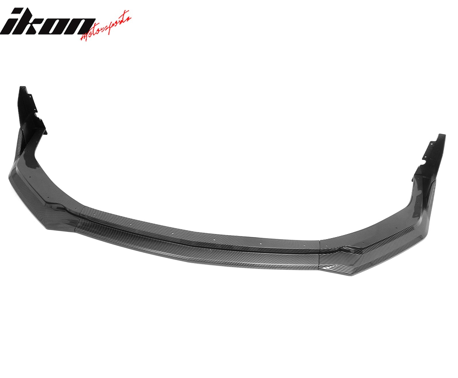 2024-2026 Ford Mustang Front Bumper Lip 5PC Carbon Fiber Print Spoiler
