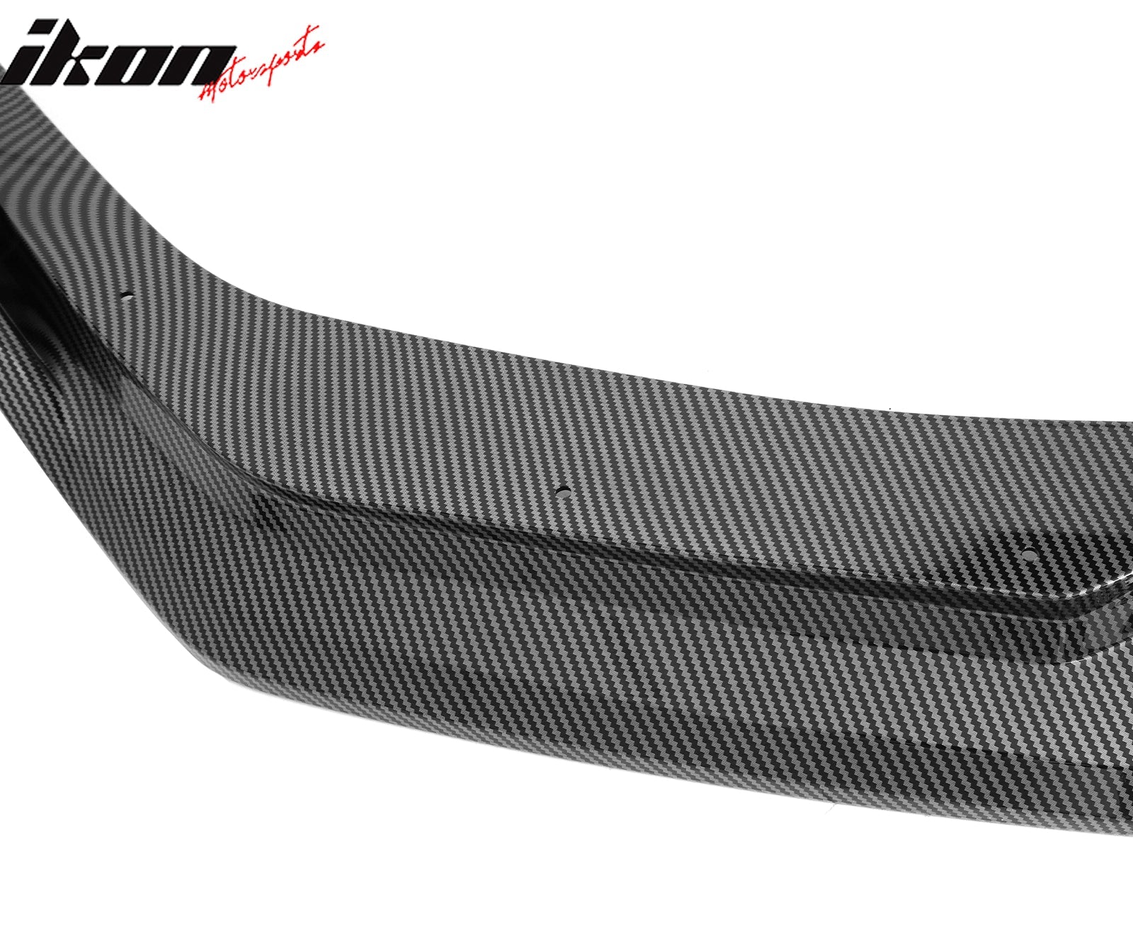 2024-2026 Ford Mustang Front Bumper Lip 5PC Carbon Fiber Print Spoiler