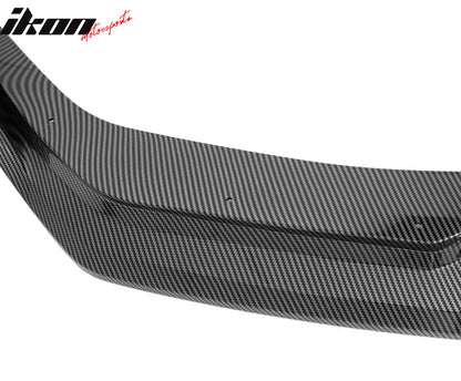 2024-2026 Ford Mustang Front Bumper Lip 5PC Carbon Fiber Print Spoiler
