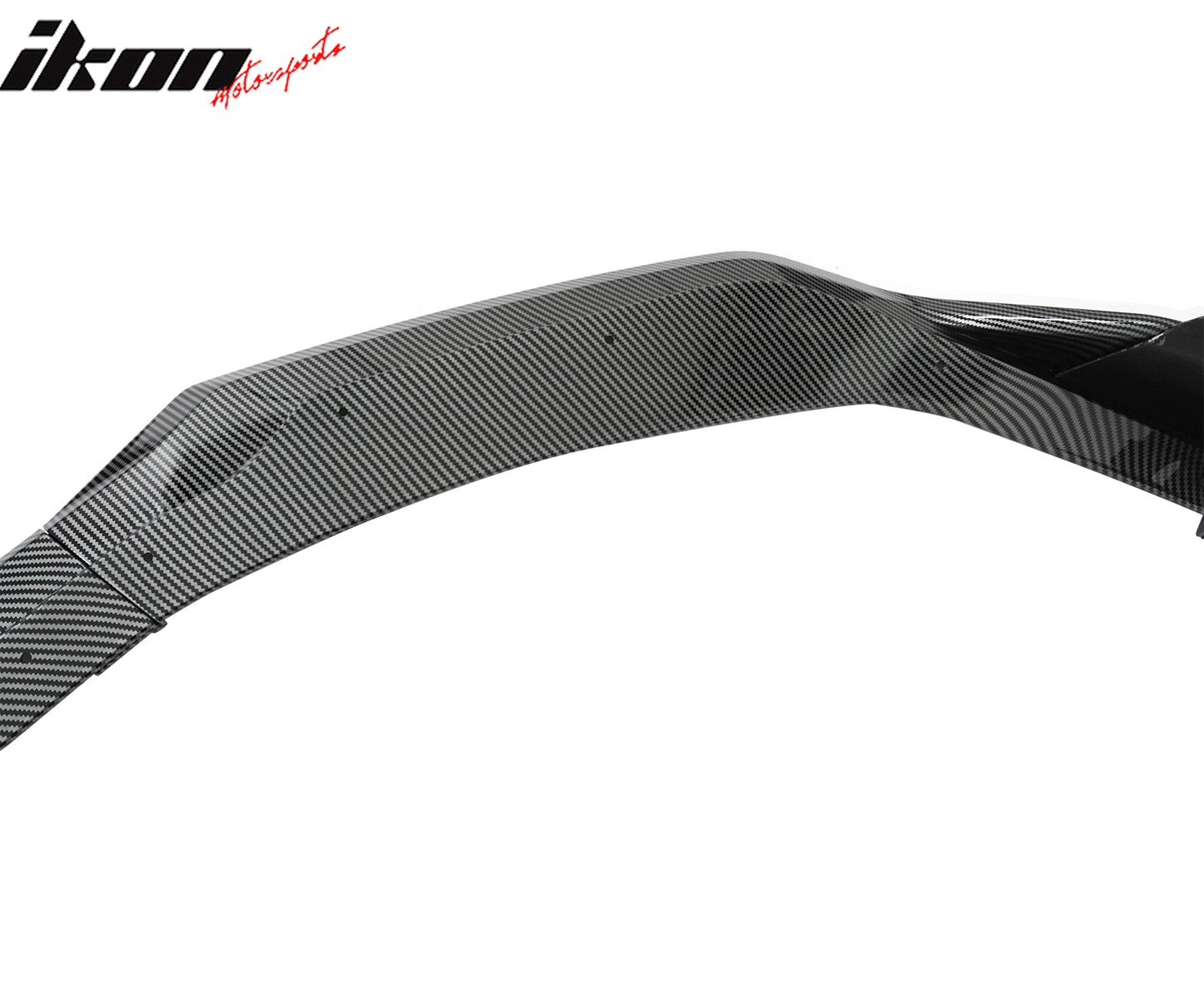 2024-2026 Ford Mustang Front Bumper Lip 5PC Carbon Fiber Print Spoiler