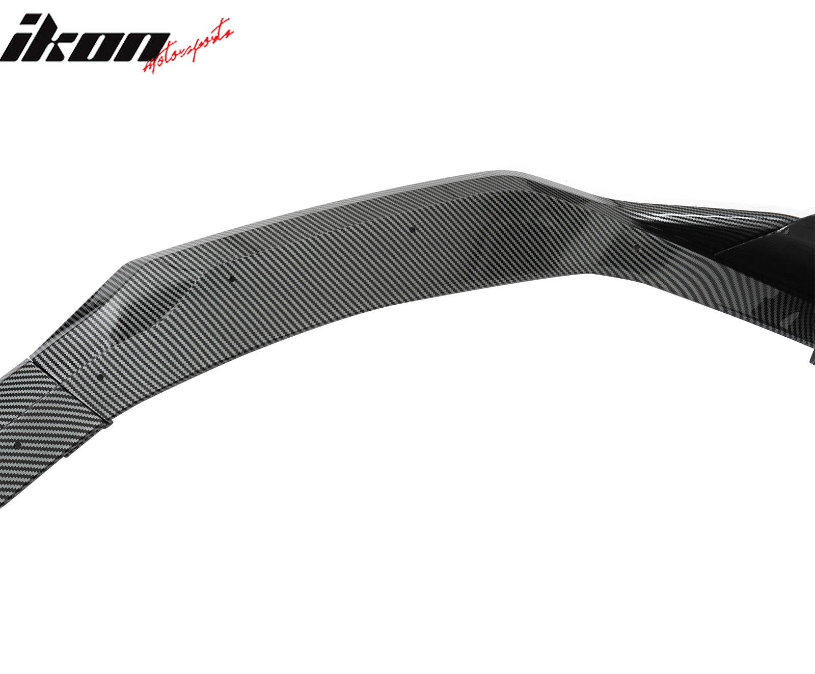2024-2026 Ford Mustang Front Bumper Lip 5PC Carbon Fiber Print Spoiler