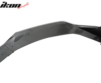 2024-2026 Ford Mustang Front Bumper Lip 5PC Carbon Fiber Print Spoiler