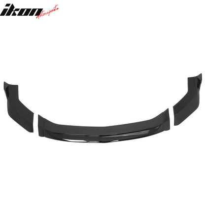 2024-2026 Ford Mustang Ecoboost GT V2 Style Front Lip Gloss Black 3PCS