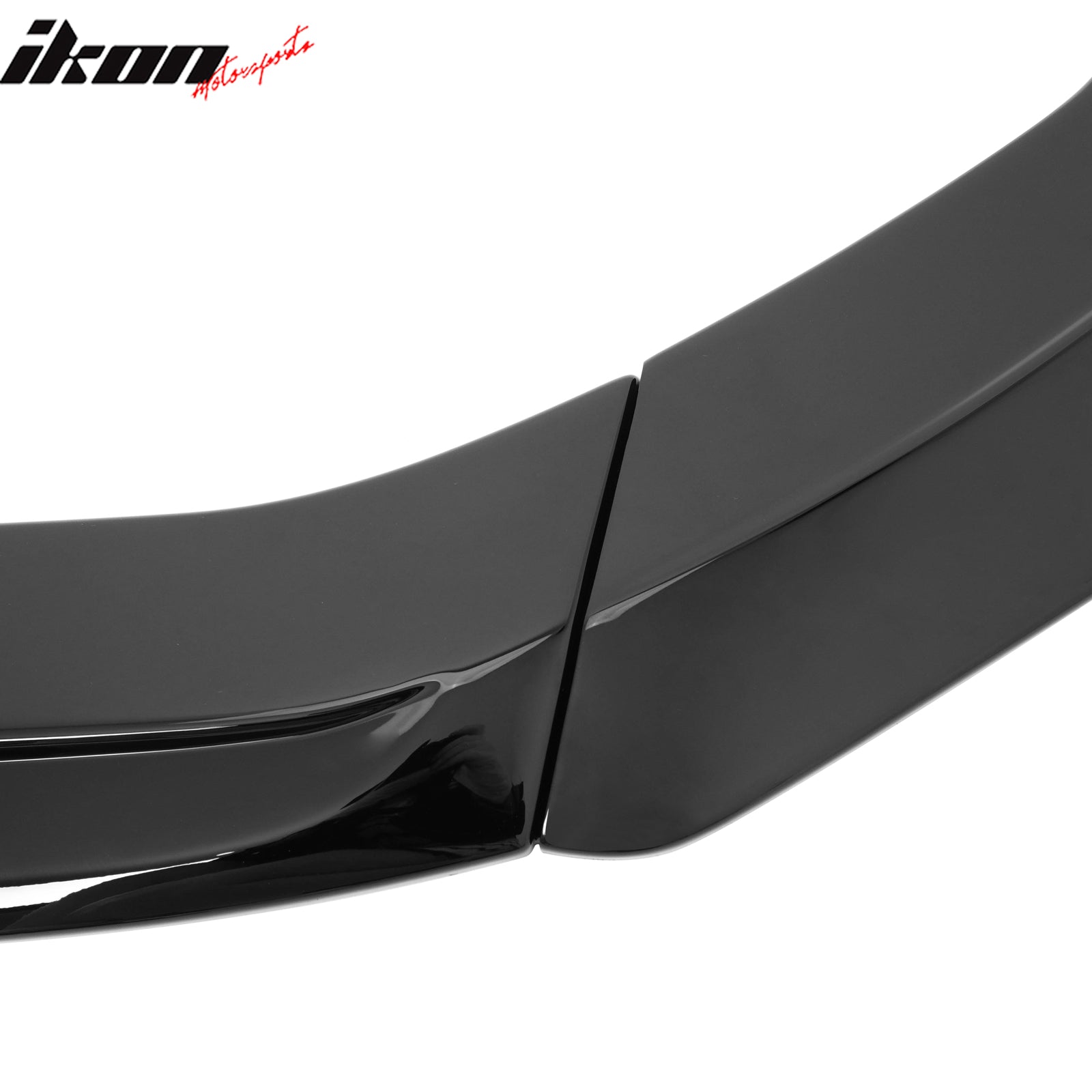 2024-2026 Ford Mustang Ecoboost GT V2 Style Front Lip Gloss Black 3PCS