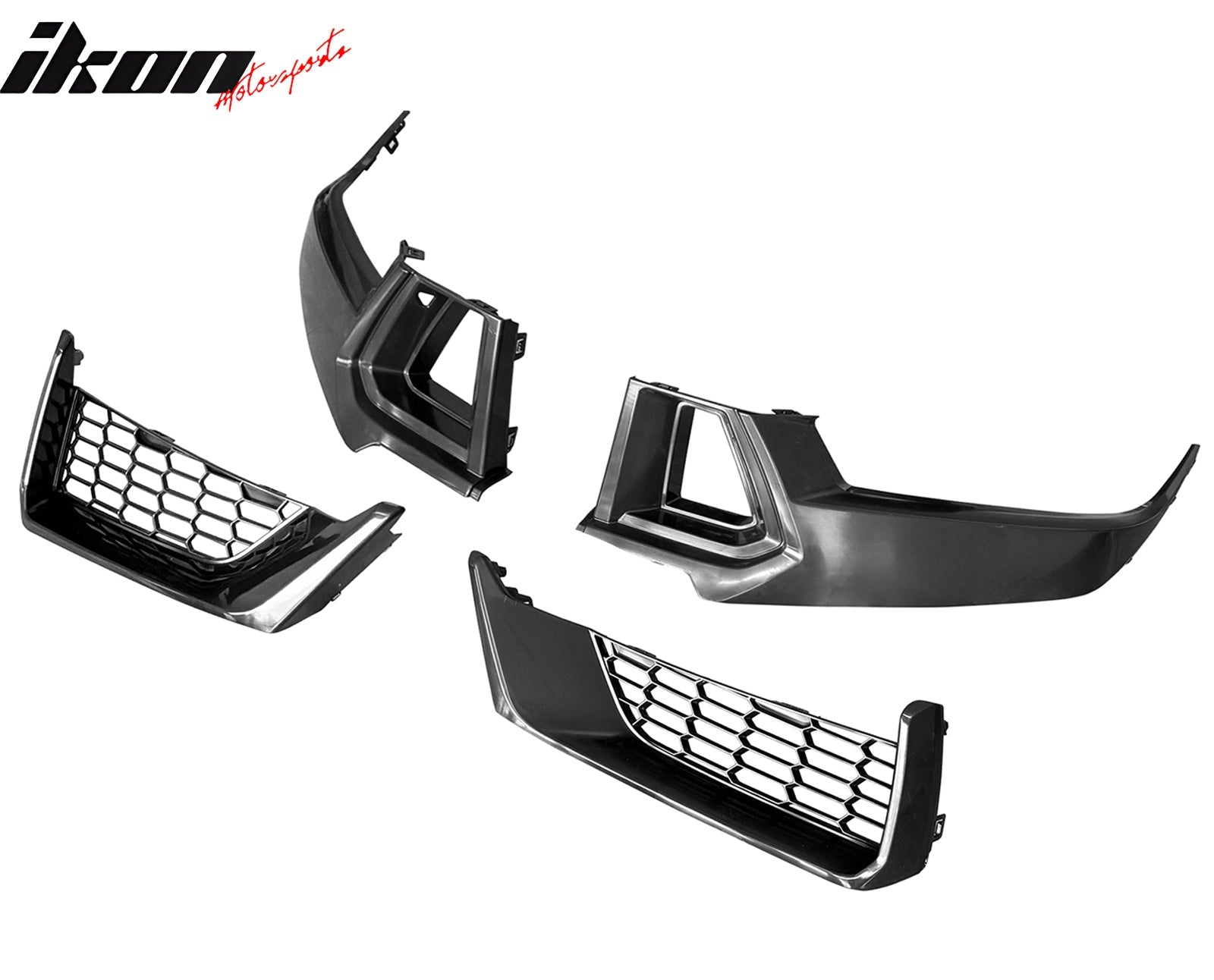 2024-2026 Ford Mustang Dark Horse Front Bumper Upper Lower Grilles ABS