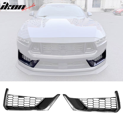 2024-2026 Ford Mustang Dark Horse Front Bumper Upper Lower Grilles ABS