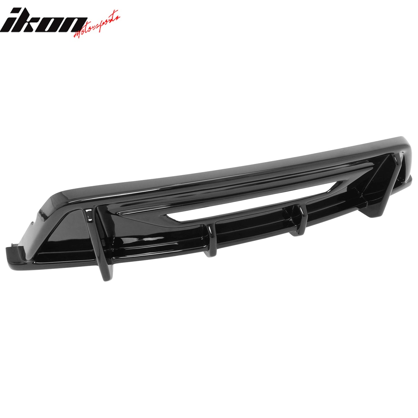 2024-2026 Ford Mustang Ecoboost GT IKON Rear Diffuser Gloss Black ABS