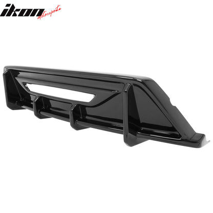 2024-2026 Ford Mustang Ecoboost GT IKON Rear Diffuser Gloss Black ABS