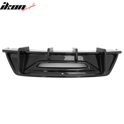 2024-2026 Ford Mustang Ecoboost GT IKON Rear Diffuser Gloss Black ABS