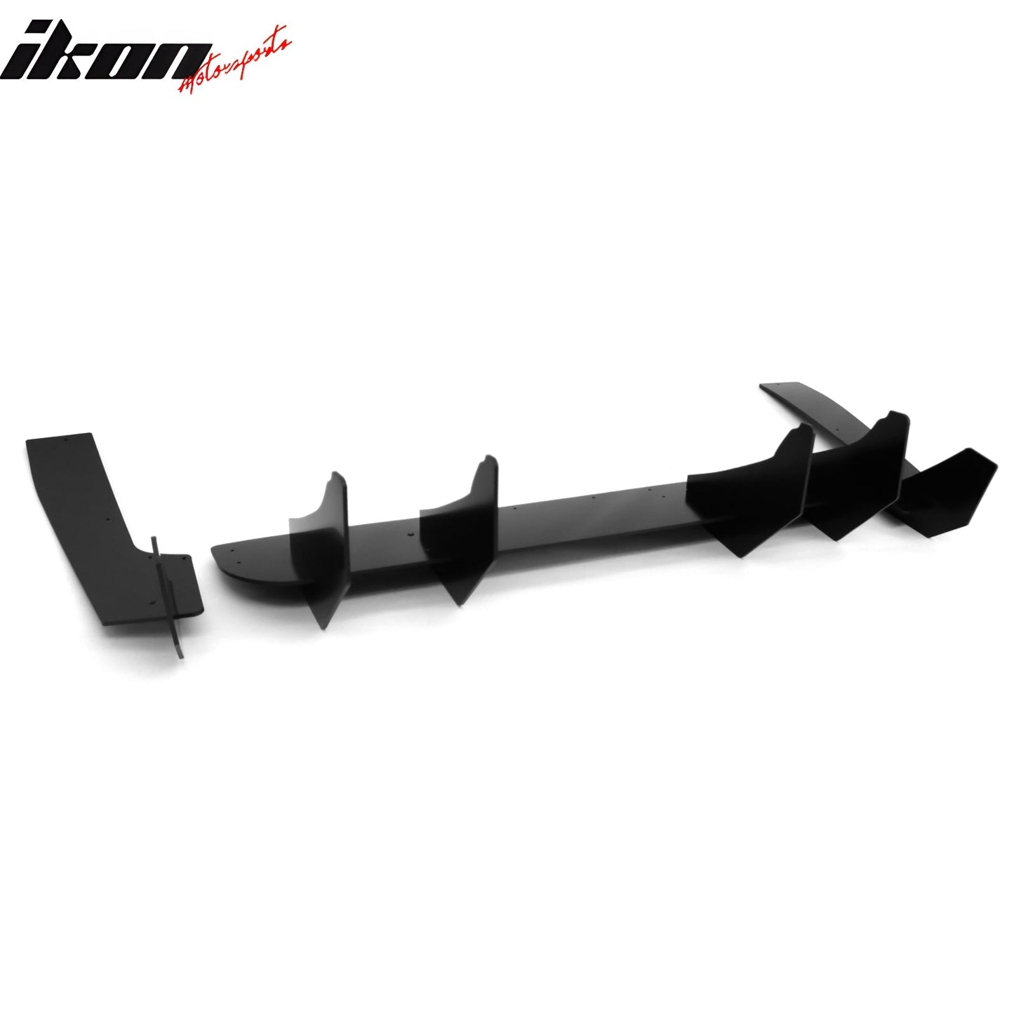2024-2026 Ford Mustang EcoBoost GT Gloss Black Rear BumperDiffuser PP