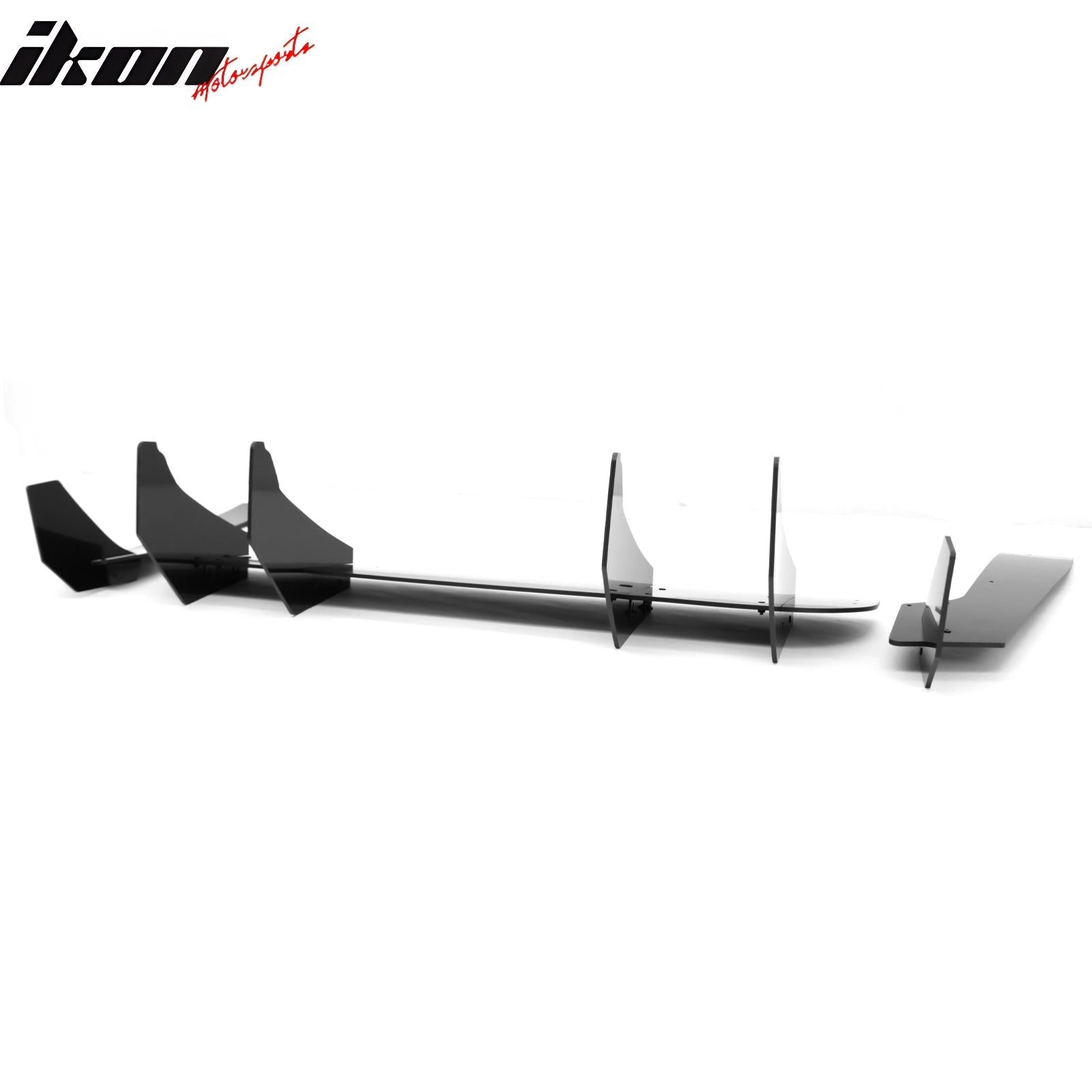 2024-2026 Ford Mustang EcoBoost GT Gloss Black Rear BumperDiffuser PP