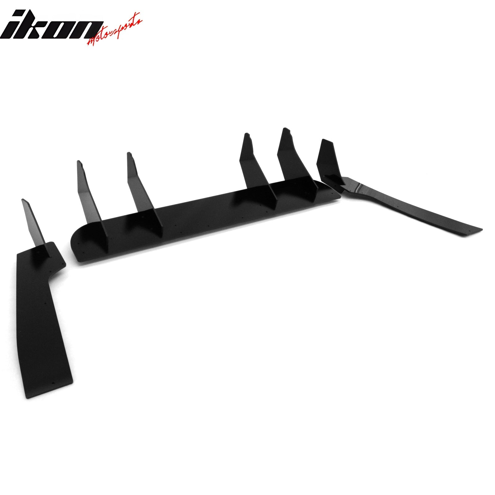 2024-2026 Ford Mustang EcoBoost GT Gloss Black Rear BumperDiffuser PP