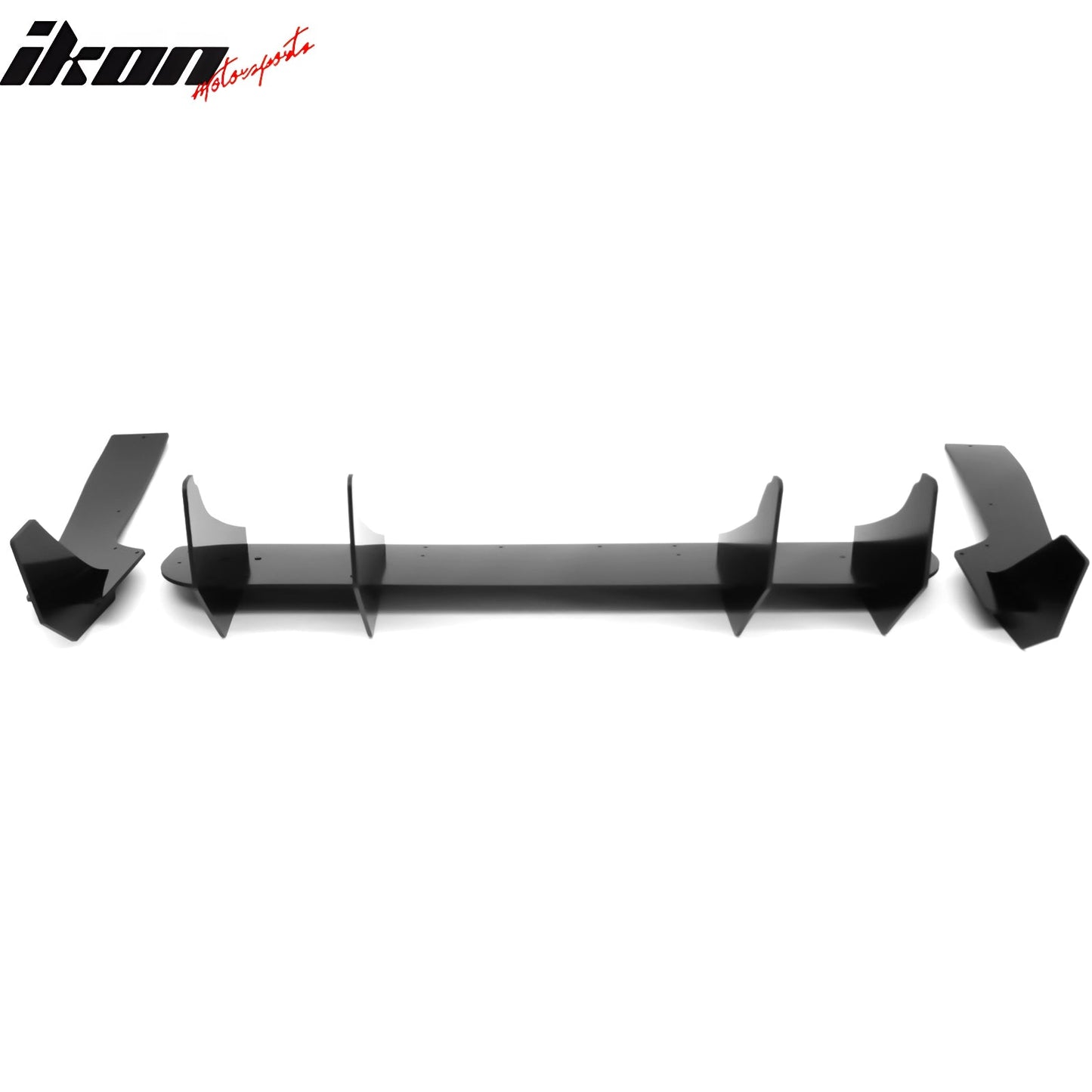 2024-2026 Ford Mustang EcoBoost GT Gloss Black Rear BumperDiffuser PP