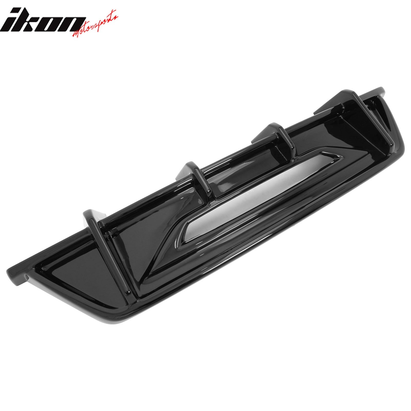 2024-2026 Ford Mustang Eco& GT Rear Diffuser + Aprons Gloss Black ABS