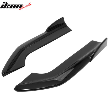 2024-2026 Ford Mustang Eco& GT Rear Diffuser + Aprons Gloss Black ABS