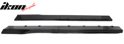 2024-2026 Ford Mustang R Style Gloss Black Side Skirts Panel ABS Pair