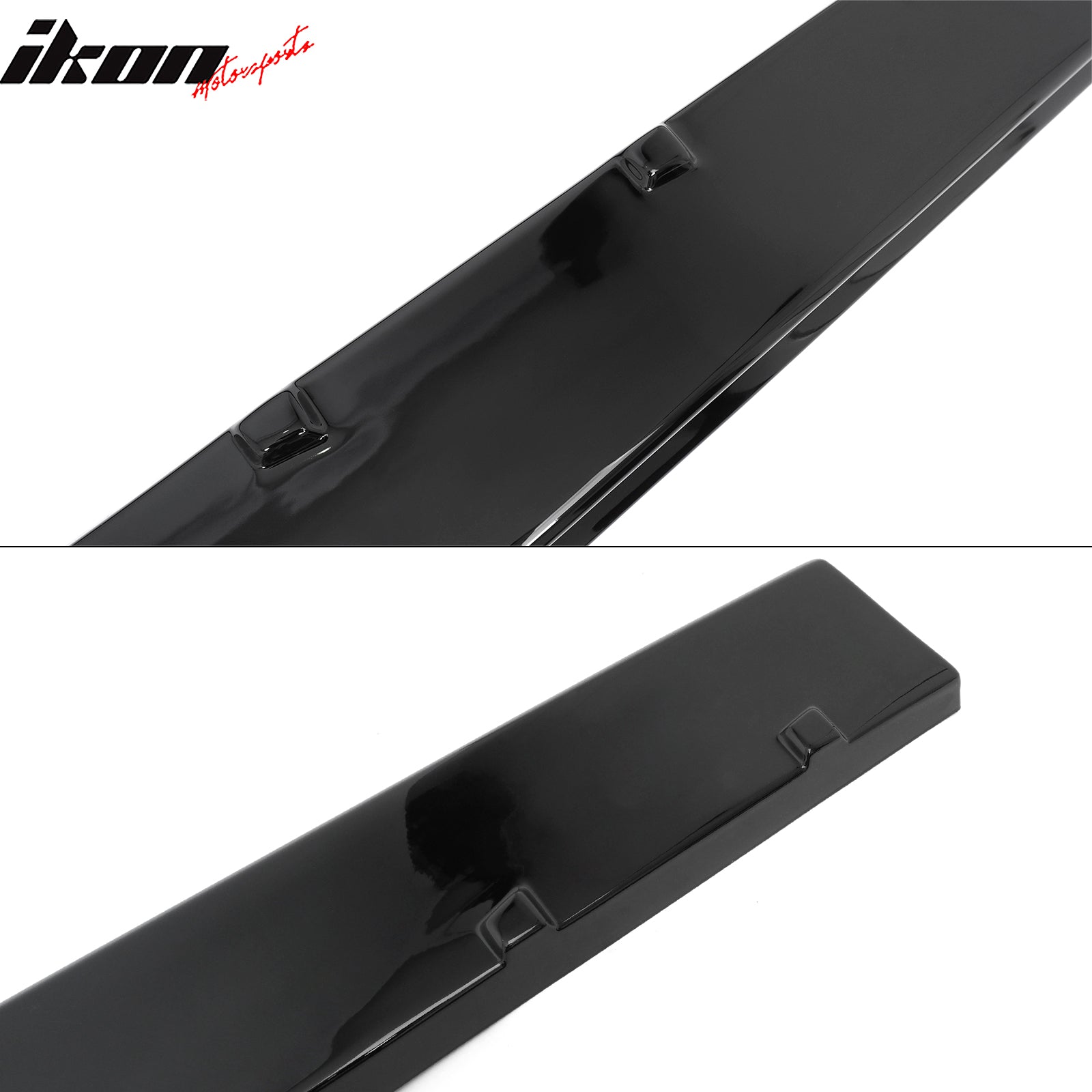 2024-2026 Ford Mustang R Style Gloss Black Side Skirts Panel ABS Pair