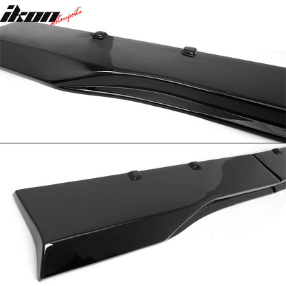 2024-2026 Ford Mustang R Style Gloss Black Side Skirts Panel ABS Pair