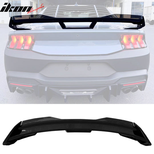 2024-2026 Ford Mustang Dark Horse Gloss Trunk Spoiler W/ Gurney Flap