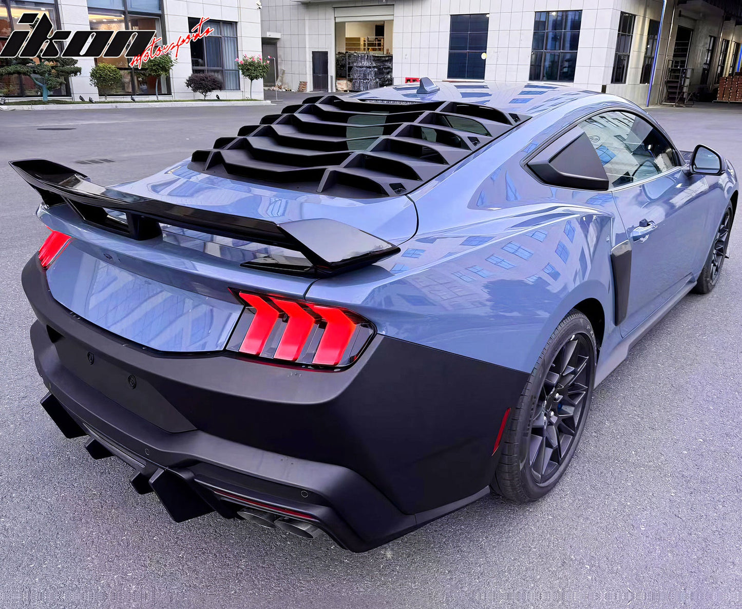 2024-2026 Ford Mustang Dark Horse Gloss Trunk Spoiler W/ Gurney Flap