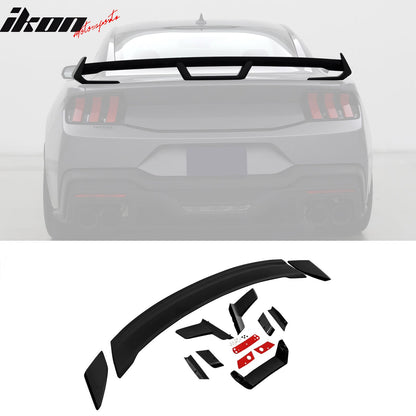 2024-2026 Ford Mustang Dark Horse Gloss Trunk Spoiler W/ Gurney Flap