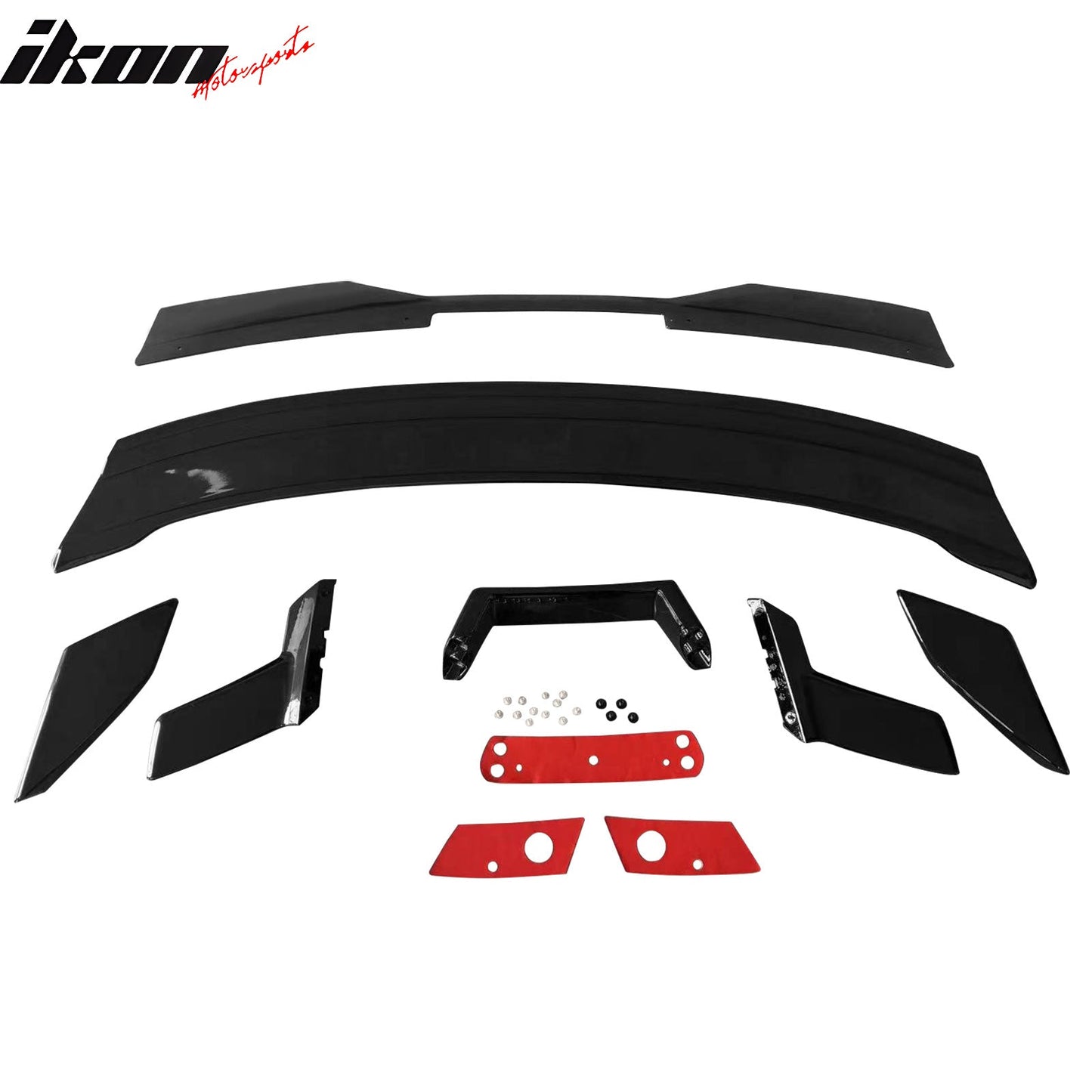 2024-2026 Ford Mustang Dark Horse Gloss Trunk Spoiler W/ Gurney Flap