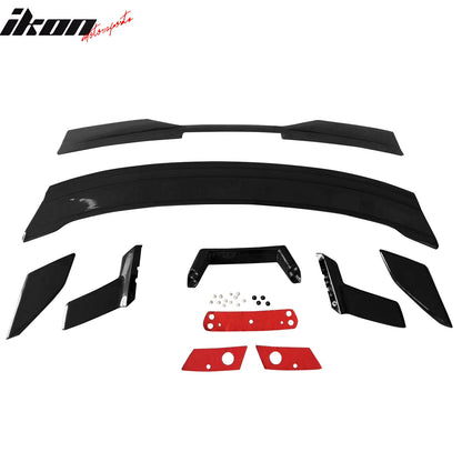 2024-2026 Ford Mustang Dark Horse Gloss Trunk Spoiler W/ Gurney Flap