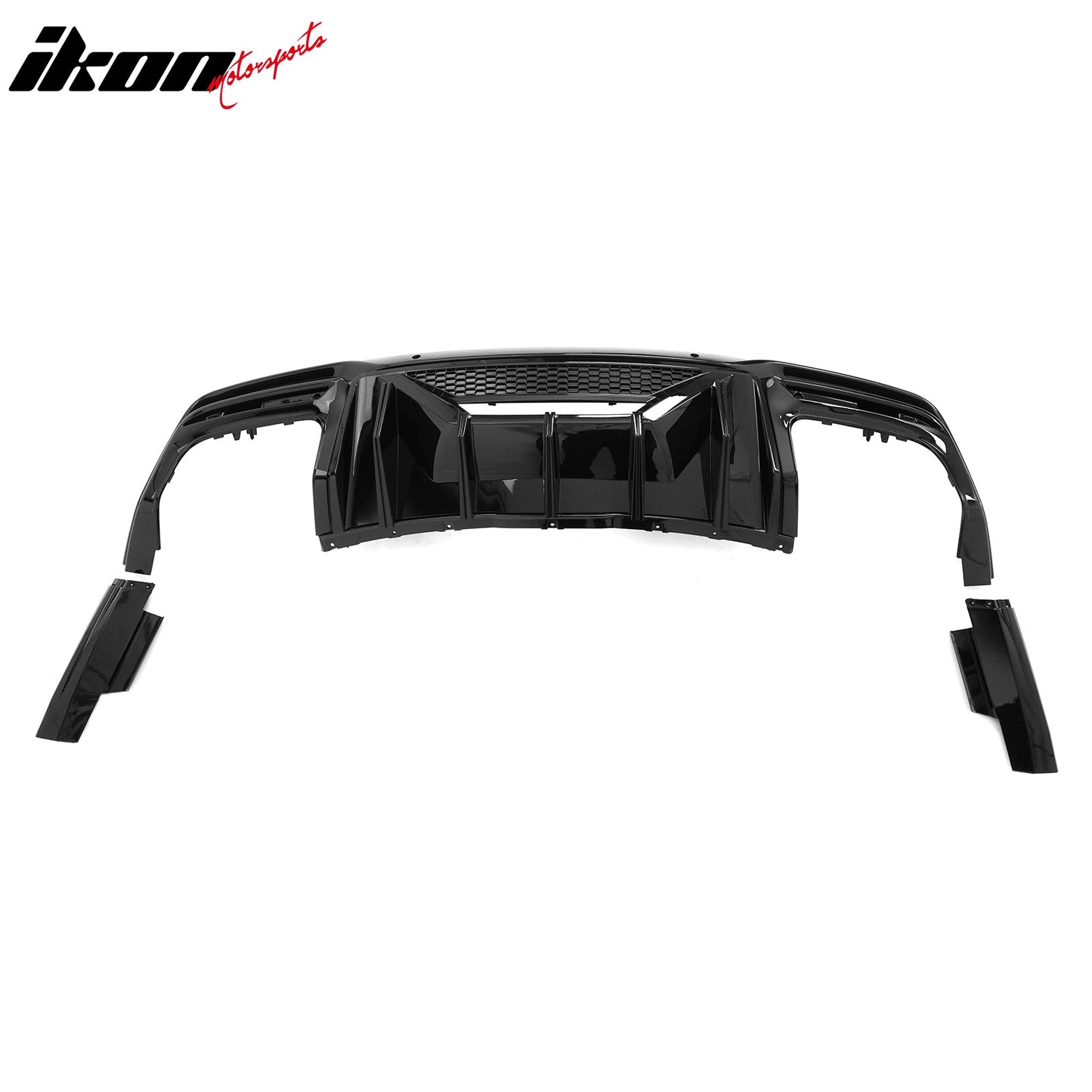 24-26 Mustang Dark Horse Rear Diffuser Speed Style Gloss Black