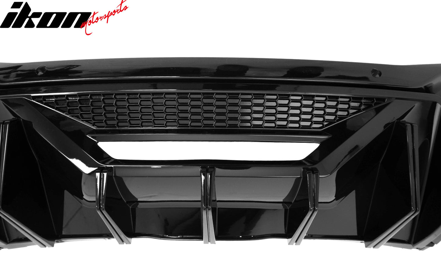 24-26 Mustang Dark Horse Rear Diffuser Speed Style Gloss Black