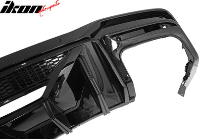24-26 Mustang Dark Horse Rear Diffuser Speed Style Gloss Black