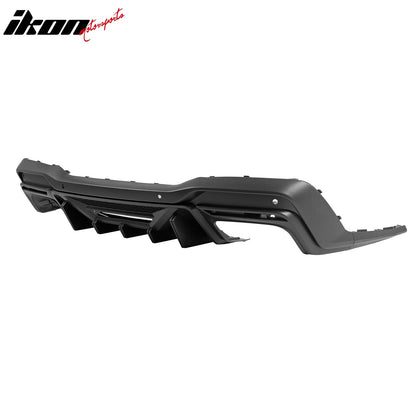 24-26 Mustang Dark Horse Rear Diffuser Speed Style Matte Black