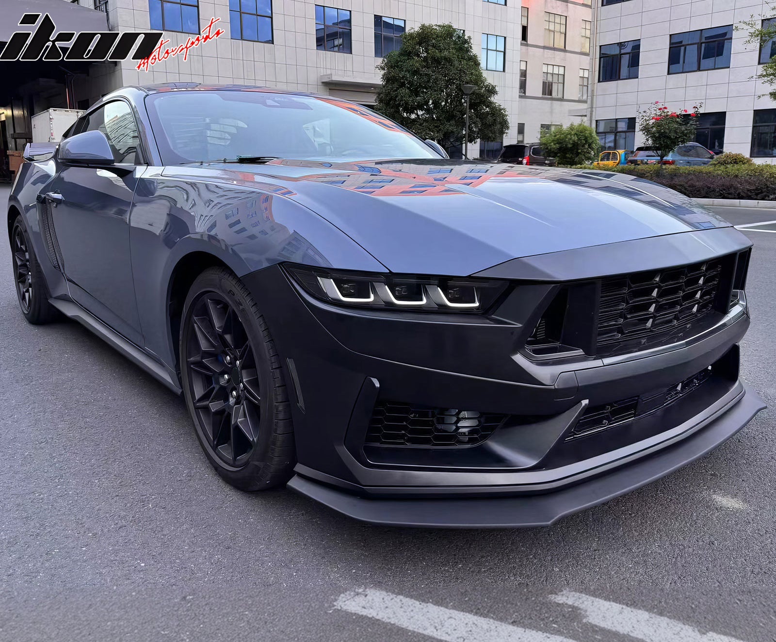 2024-2026 Ford Mustang Dark Horse Front Bumper Lower Mesh Grille ABS