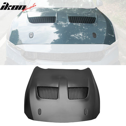 2024-2026 Ford Mustang Front Engine Hood GTD Style Aluminum Bonnet