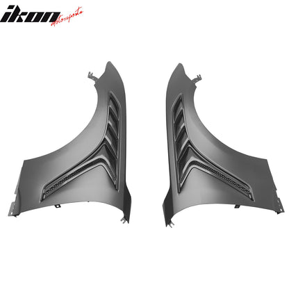 2024-2026 Ford Mustang Front Fender Aluminum GTD Style Vented Panel