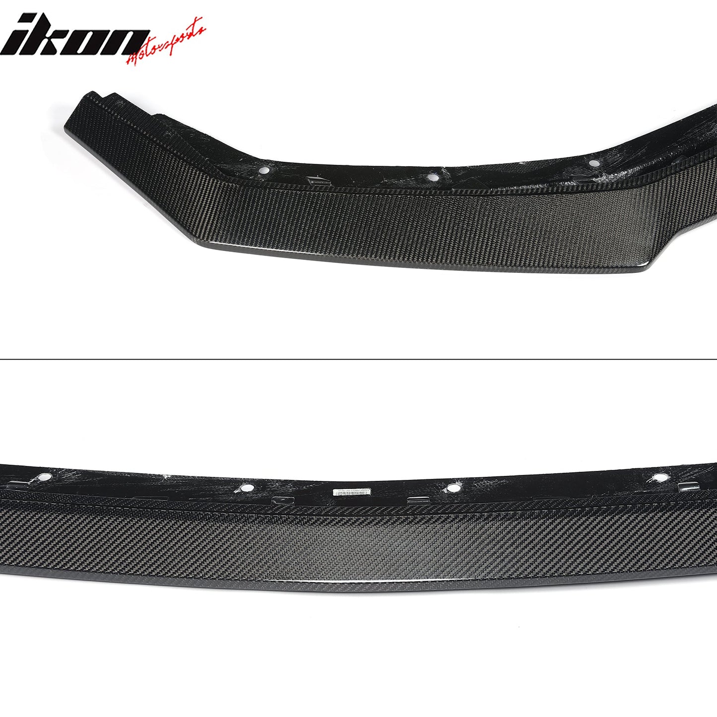 2024-2026 Ford Mustang Ecoboost& GT Carbon Fiber Ikon Front Bumper Lip