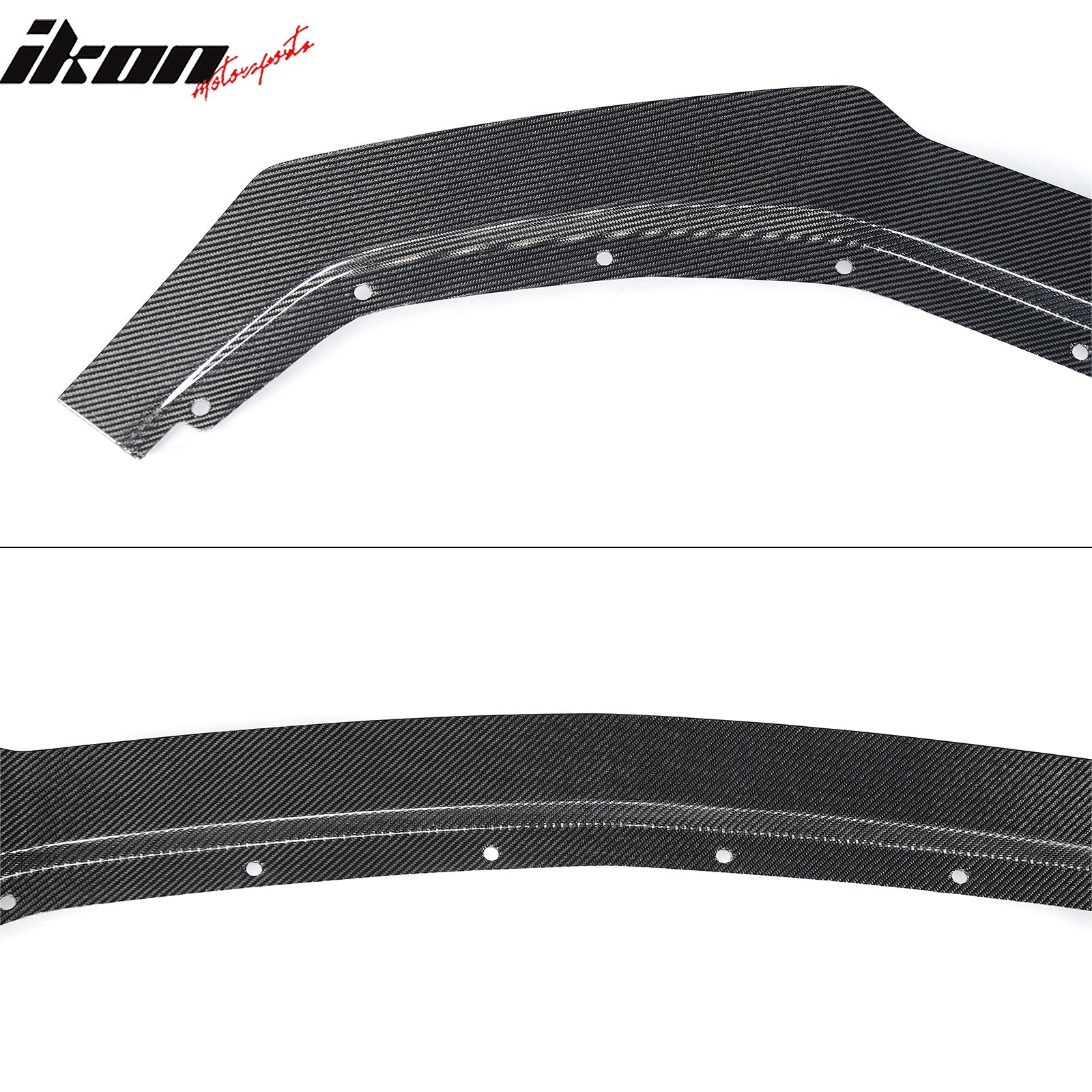 2024-2026 Ford Mustang Ecoboost& GT Carbon Fiber Ikon Front Bumper Lip