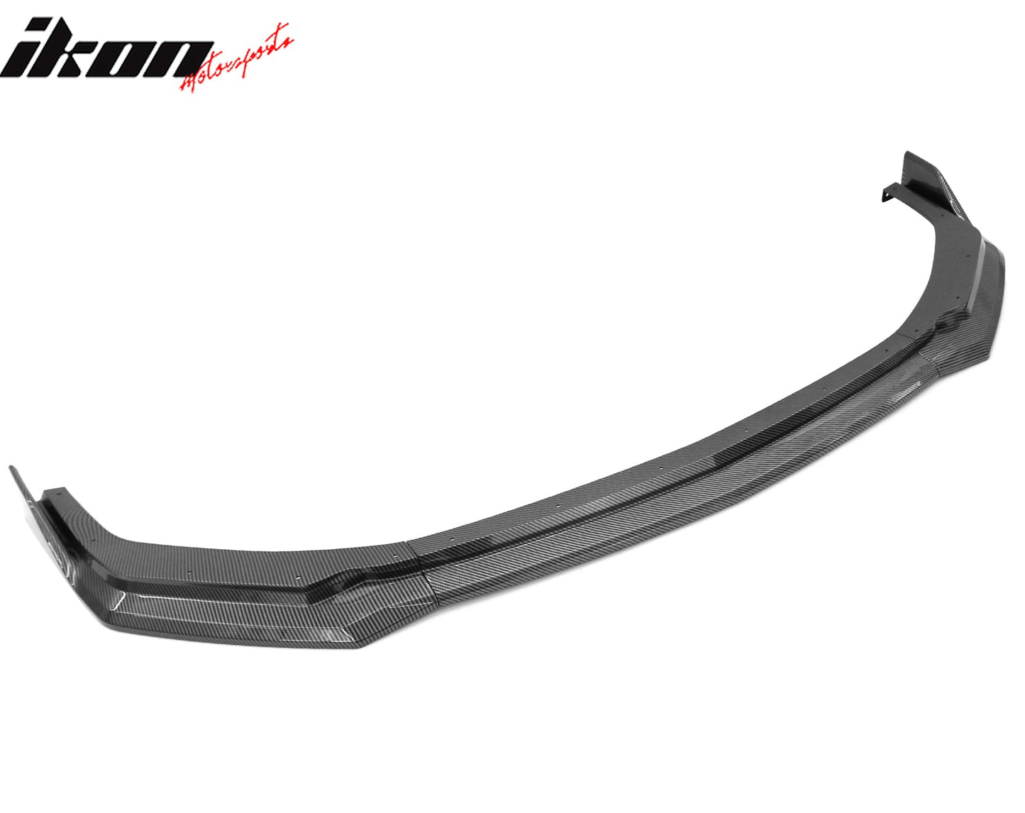 2024-2026 Ford Mustang Front Bumper Lip 3PC Carbon Fiber Print Spoiler