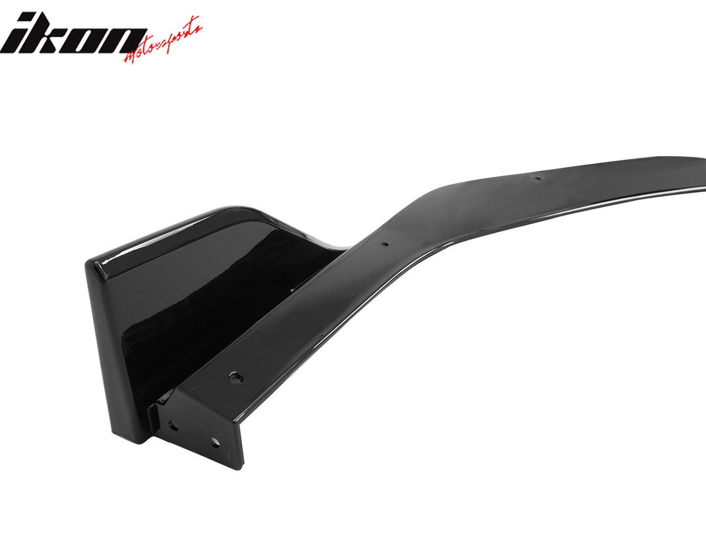 2024-2026 Ford Mustang Front Bumper Lip 3PC Gloss Black ABS Spoiler
