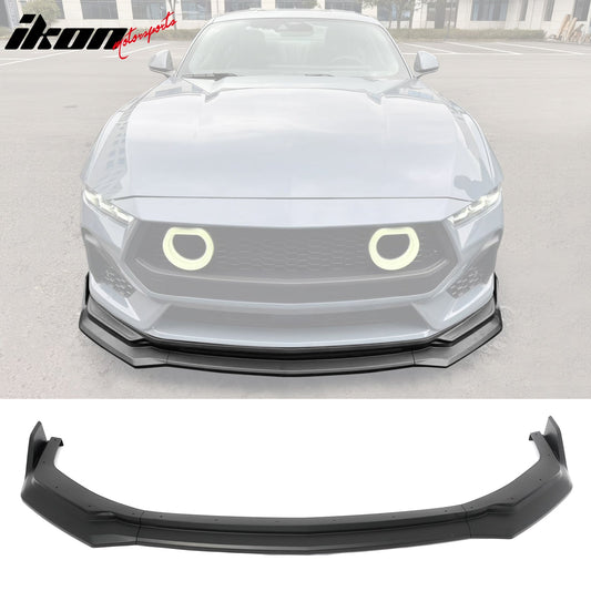 2024-2026 Ford Mustang Front Bumper Lip 3PC Spoiler