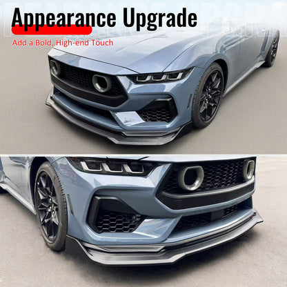 2024-2026 Ford Mustang Front Bumper Lip 3PC Spoiler