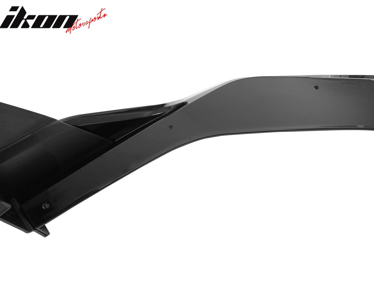 2024-2026 Ford Mustang Front Bumper Lip 5PC Gloss Black ABS Spoiler