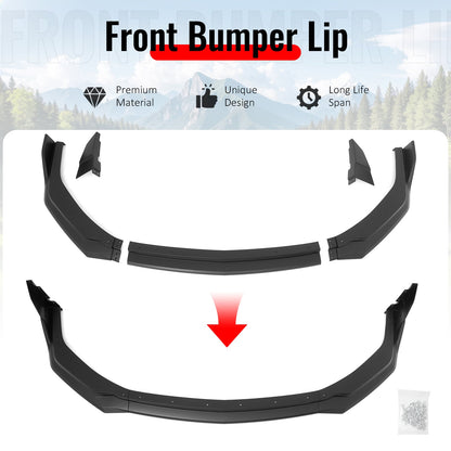 2024-2026 Ford Mustang Front Bumper Lip 5PC Spoiler