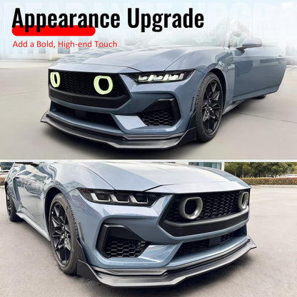 2024-2026 Ford Mustang Front Bumper Lip 5PC Spoiler