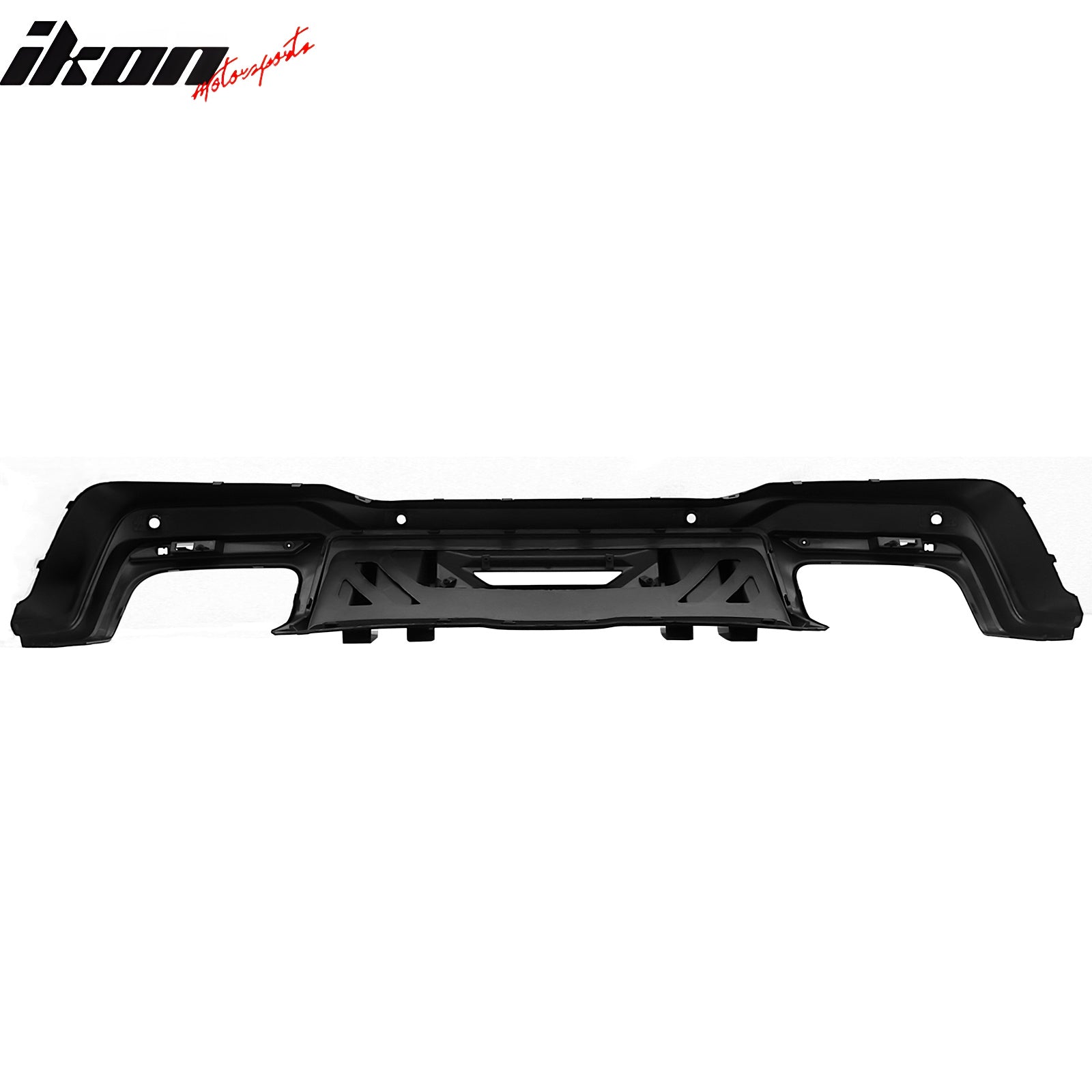 2024-2026 Ford Mustang Competition Style Gloss Black Rear Diffuser PP