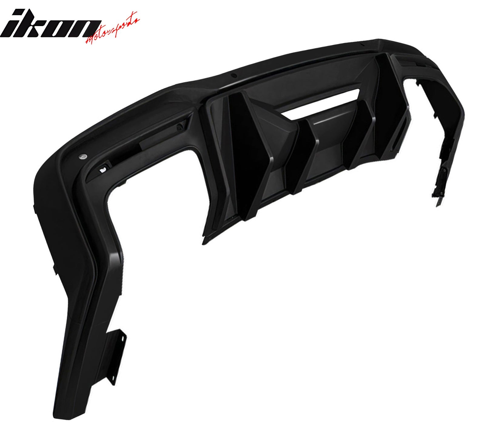 2024-2026 Ford Mustang Rock Style Gloss Black Rear Diffuser Lip PP