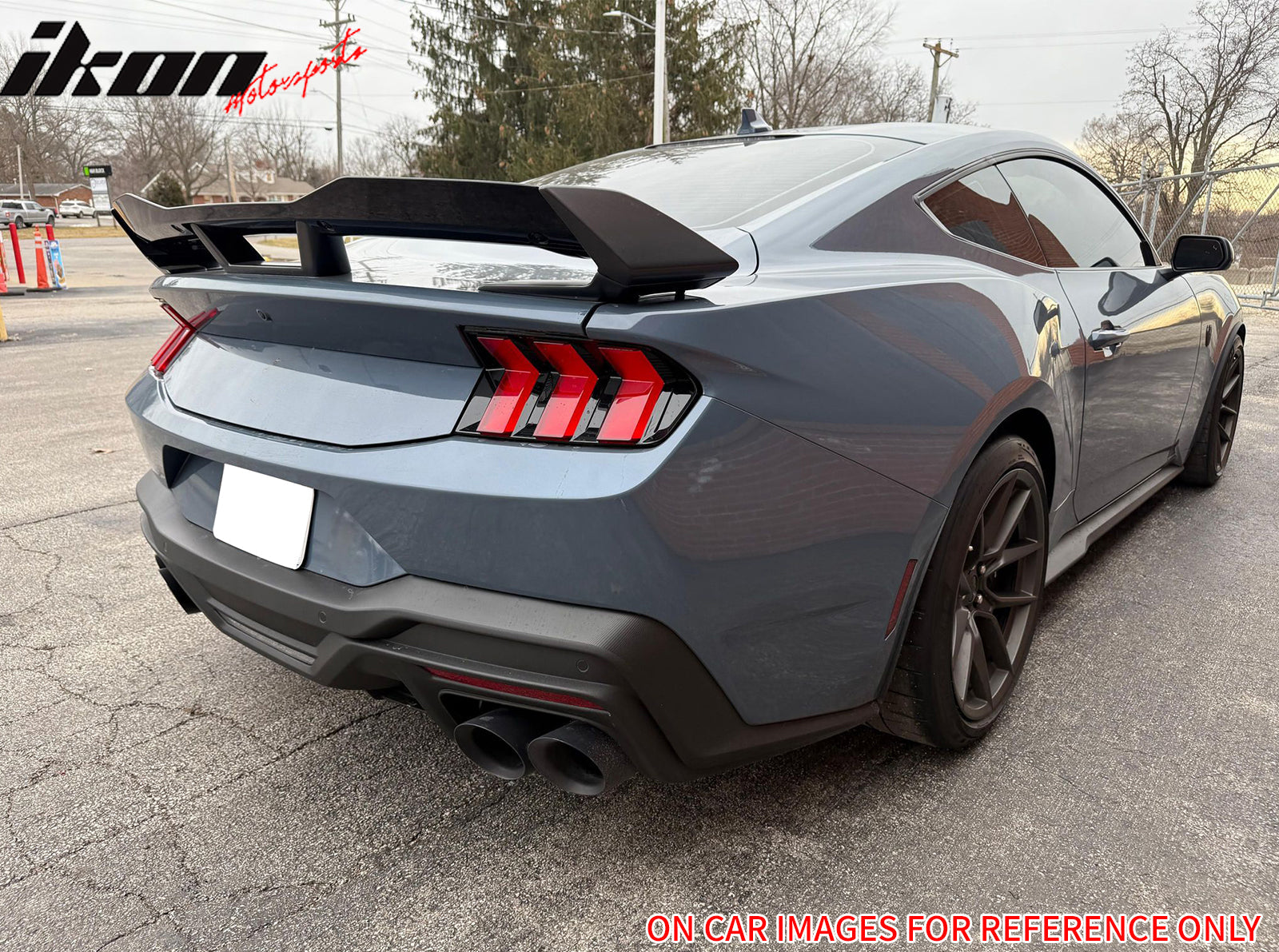 2024-2026 Ford Mustang Dark Horse OE Gloss Black Rear Bumper Diffuser